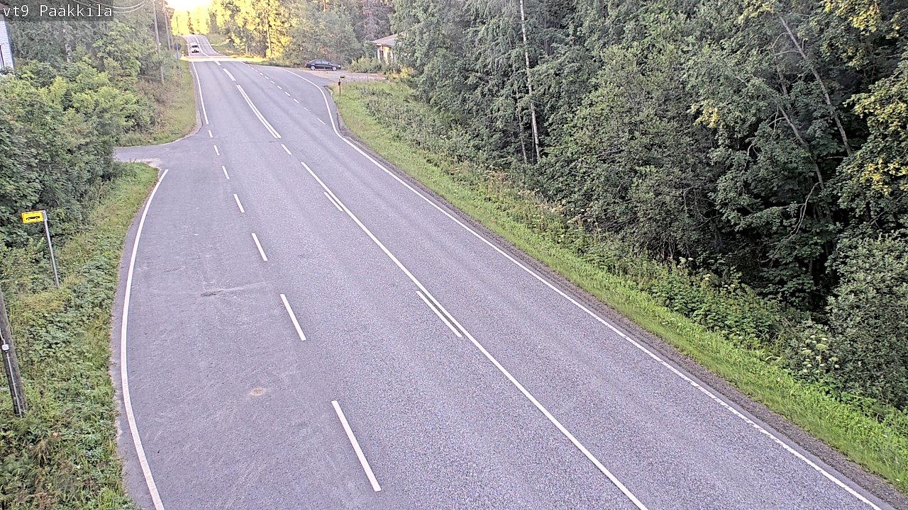 Weather Camera Image Väg 9 Tuusniemi, Paakkila, Tuusniemi, Pohjois-Savo