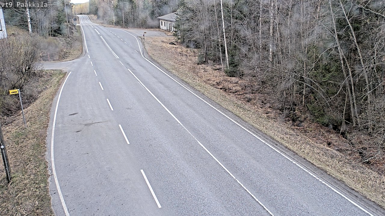 Weather Camera Image Road 9 Tuusniemi, Paakkila, Tuusniemi, Pohjois-Savo