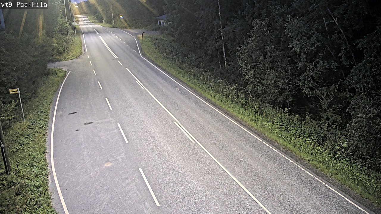 Weather Camera Image Väg 9 Tuusniemi, Paakkila, Tuusniemi, Pohjois-Savo