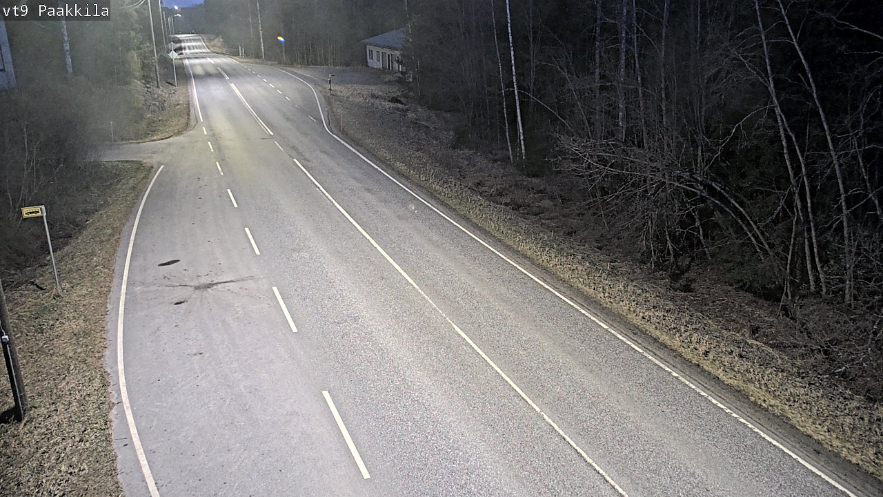 Weather Camera Image Väg 9 Tuusniemi, Paakkila, Tuusniemi, Pohjois-Savo
