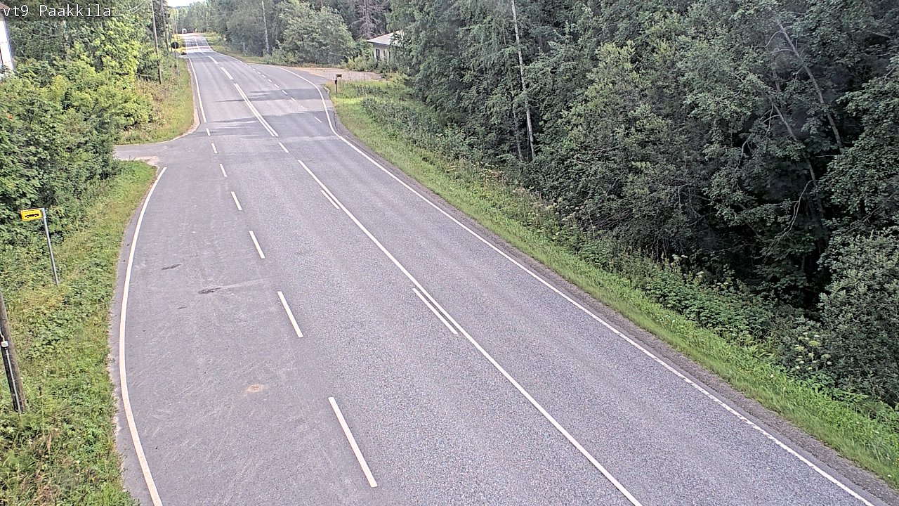 Weather Camera Image Väg 9 Tuusniemi, Paakkila, Tuusniemi, Pohjois-Savo