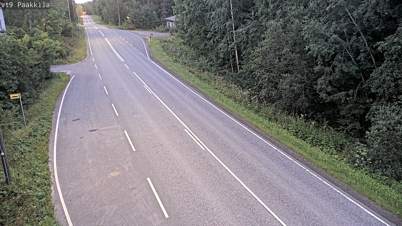 Weather Camera Image Väg 9 Tuusniemi, Paakkila, Tuusniemi, Pohjois-Savo