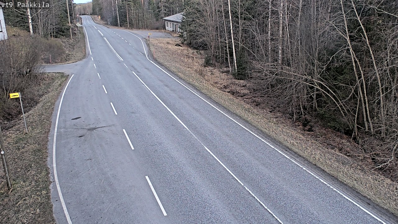 Weather Camera Image Väg 9 Tuusniemi, Paakkila, Tuusniemi, Pohjois-Savo