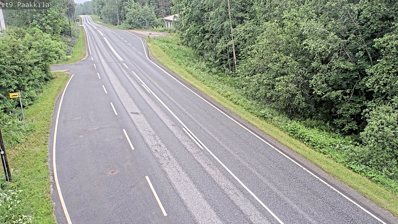 Weather Camera Image Väg 9 Tuusniemi, Paakkila, Tuusniemi, Pohjois-Savo