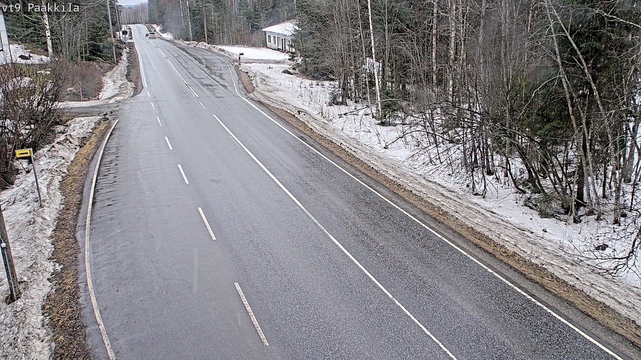 Weather Camera Image Road 9 Tuusniemi, Paakkila, Tuusniemi, Pohjois-Savo