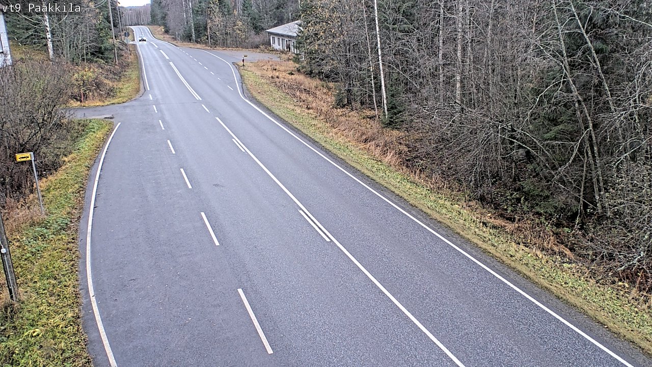 Weather Camera Image Väg 9 Tuusniemi, Paakkila, Tuusniemi, Pohjois-Savo