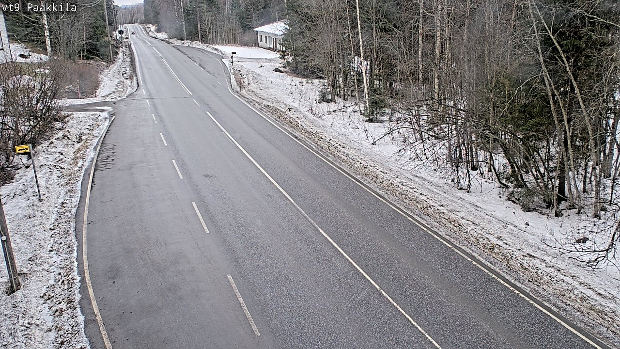 Kelikamerat Kuva Tie 9 Tuusniemi, Paakkila, Tuusniemi, Pohjois-Savo