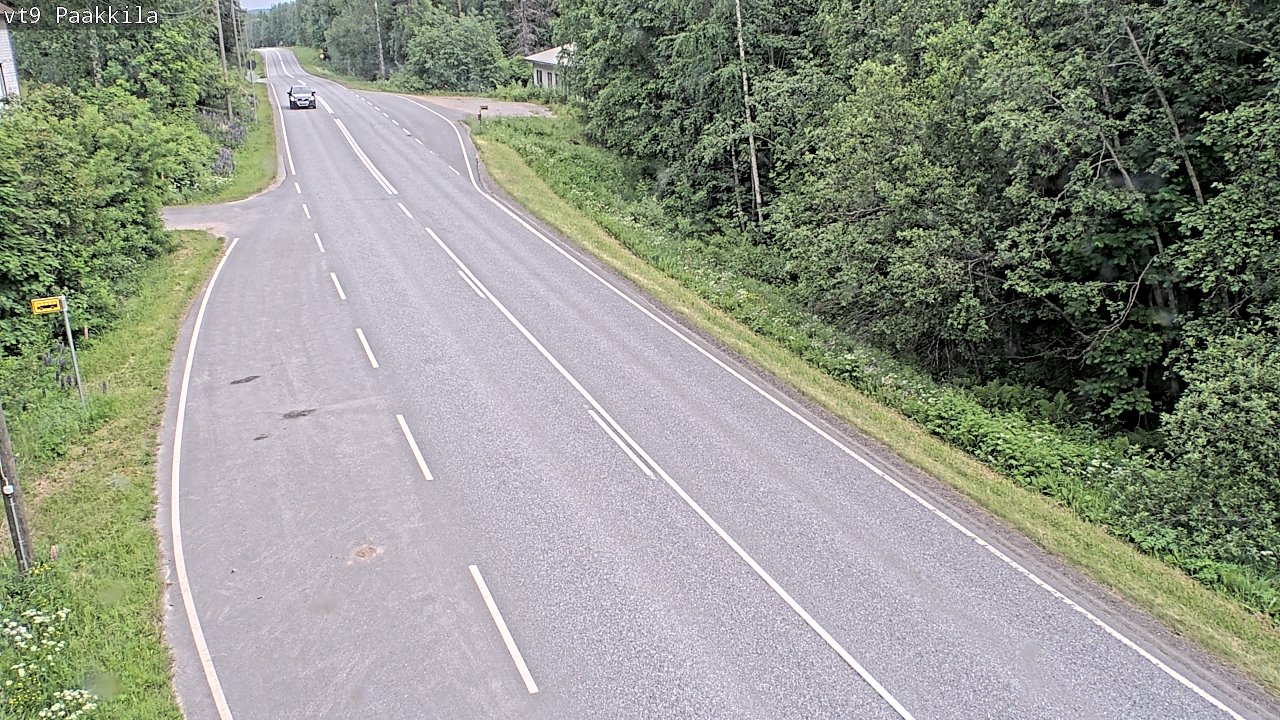 Weather Camera Image Road 9 Tuusniemi, Paakkila, Tuusniemi, Pohjois-Savo