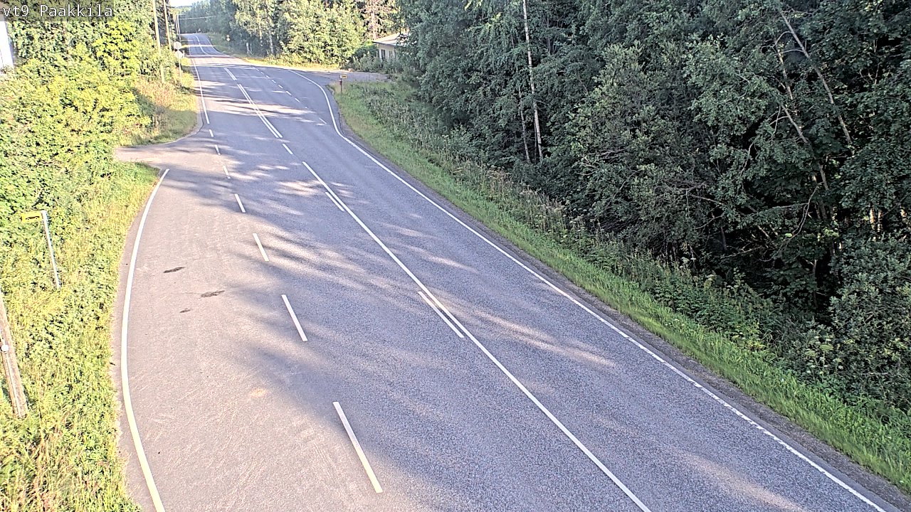 Weather Camera Image Väg 9 Tuusniemi, Paakkila, Tuusniemi, Pohjois-Savo