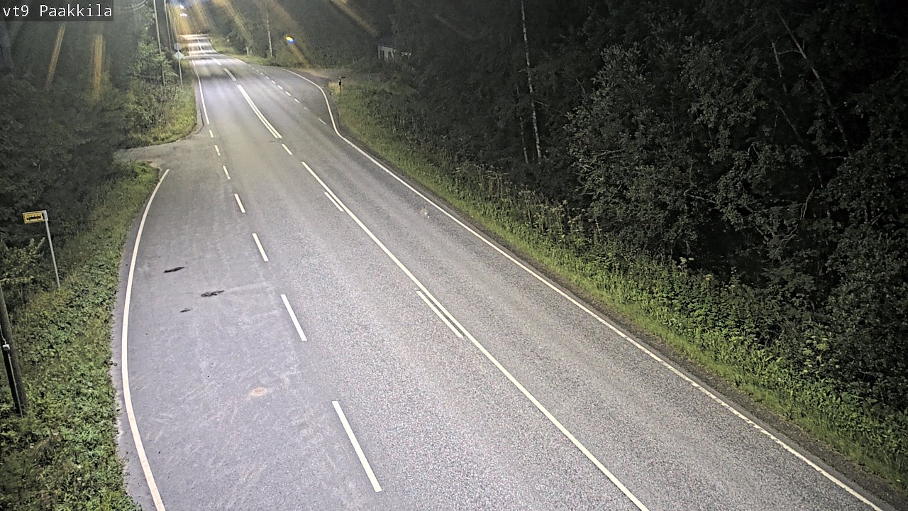 Weather Camera Image Väg 9 Tuusniemi, Paakkila, Tuusniemi, Pohjois-Savo