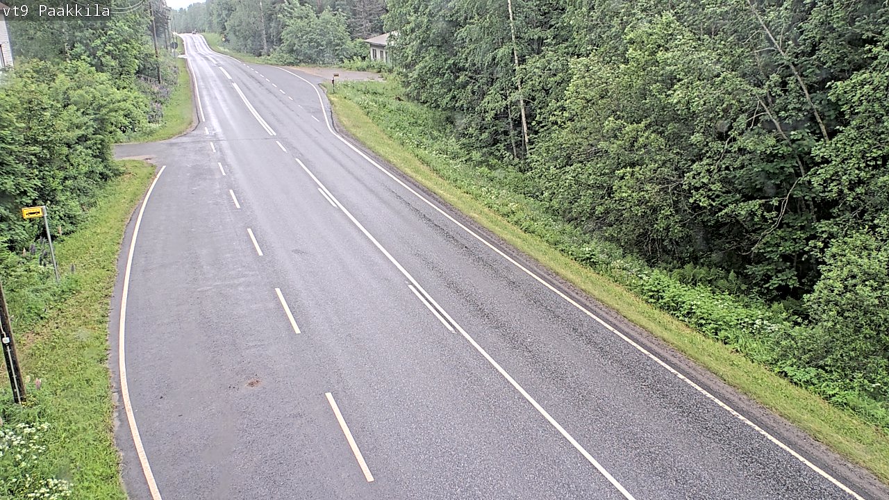 Weather Camera Image Väg 9 Tuusniemi, Paakkila, Tuusniemi, Pohjois-Savo