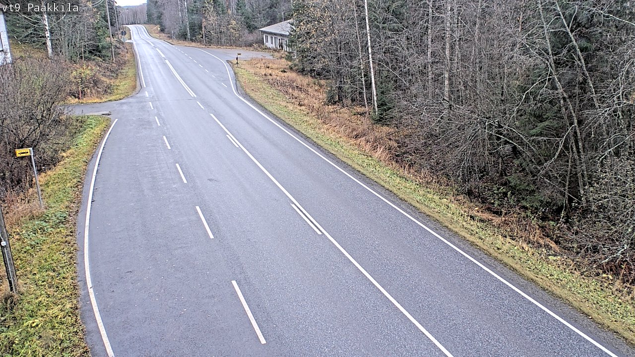 Weather Camera Image Väg 9 Tuusniemi, Paakkila, Tuusniemi, Pohjois-Savo