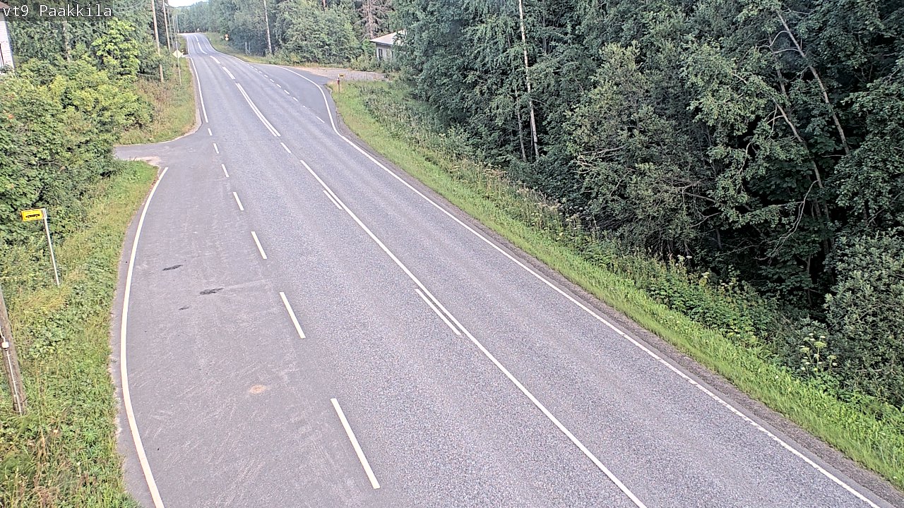 Weather Camera Image Väg 9 Tuusniemi, Paakkila, Tuusniemi, Pohjois-Savo