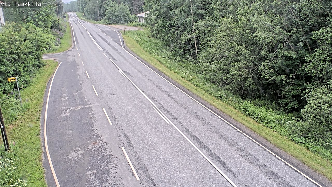 Weather Camera Image Väg 9 Tuusniemi, Paakkila, Tuusniemi, Pohjois-Savo
