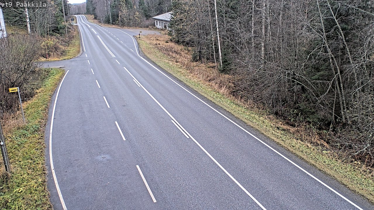 Weather Camera Image Väg 9 Tuusniemi, Paakkila, Tuusniemi, Pohjois-Savo