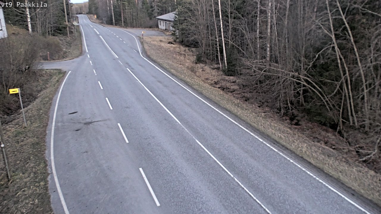 Weather Camera Image Väg 9 Tuusniemi, Paakkila, Tuusniemi, Pohjois-Savo