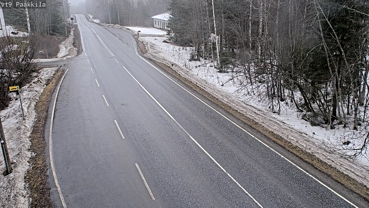 Weather Camera Image Väg 9 Tuusniemi, Paakkila, Tuusniemi, Pohjois-Savo