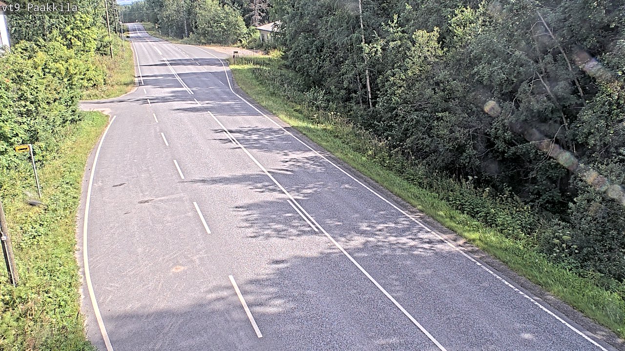 Weather Camera Image Väg 9 Tuusniemi, Paakkila, Tuusniemi, Pohjois-Savo