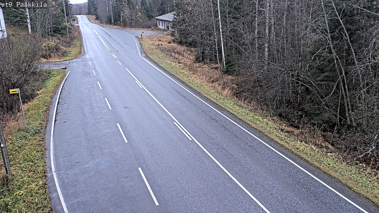 Weather Camera Image Väg 9 Tuusniemi, Paakkila, Tuusniemi, Pohjois-Savo