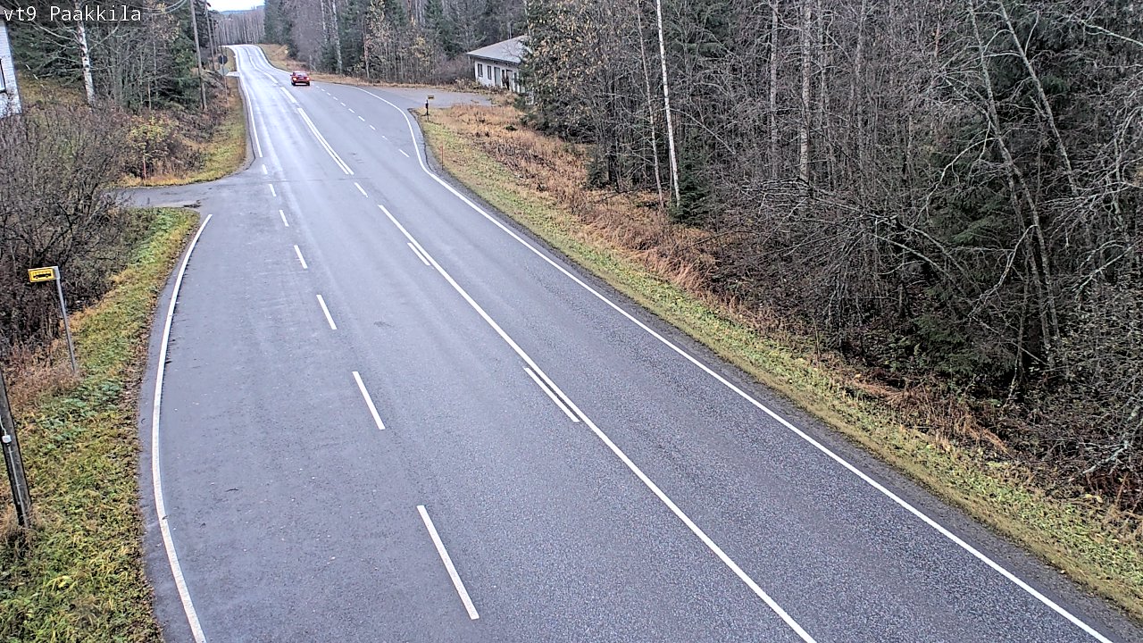 Weather Camera Image Väg 9 Tuusniemi, Paakkila, Tuusniemi, Pohjois-Savo