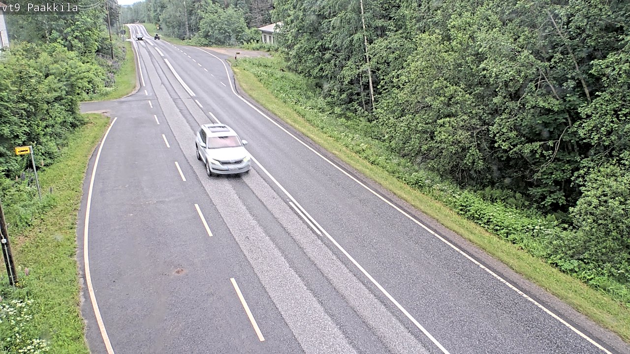Weather Camera Image Väg 9 Tuusniemi, Paakkila, Tuusniemi, Pohjois-Savo