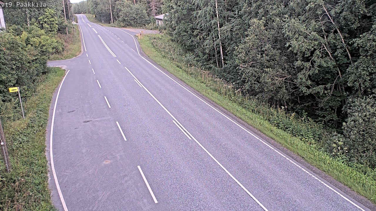 Weather Camera Image Väg 9 Tuusniemi, Paakkila, Tuusniemi, Pohjois-Savo