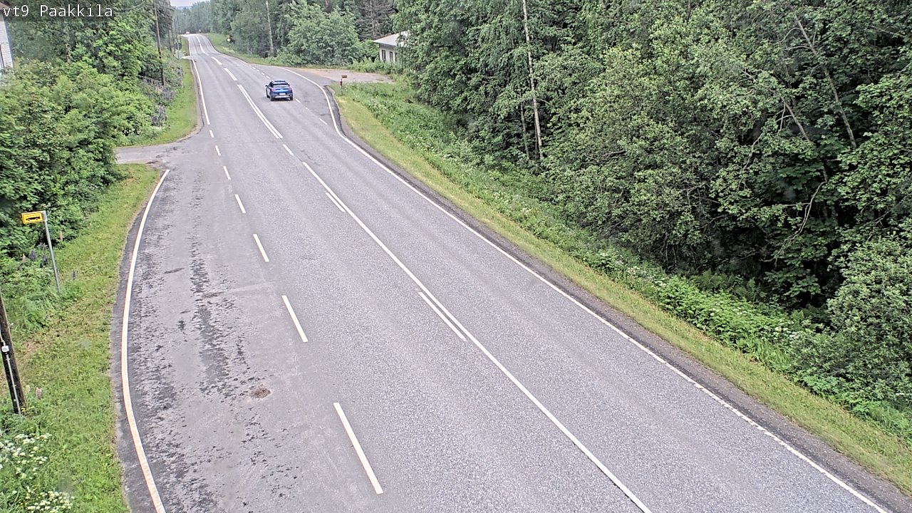 Weather Camera Image Väg 9 Tuusniemi, Paakkila, Tuusniemi, Pohjois-Savo
