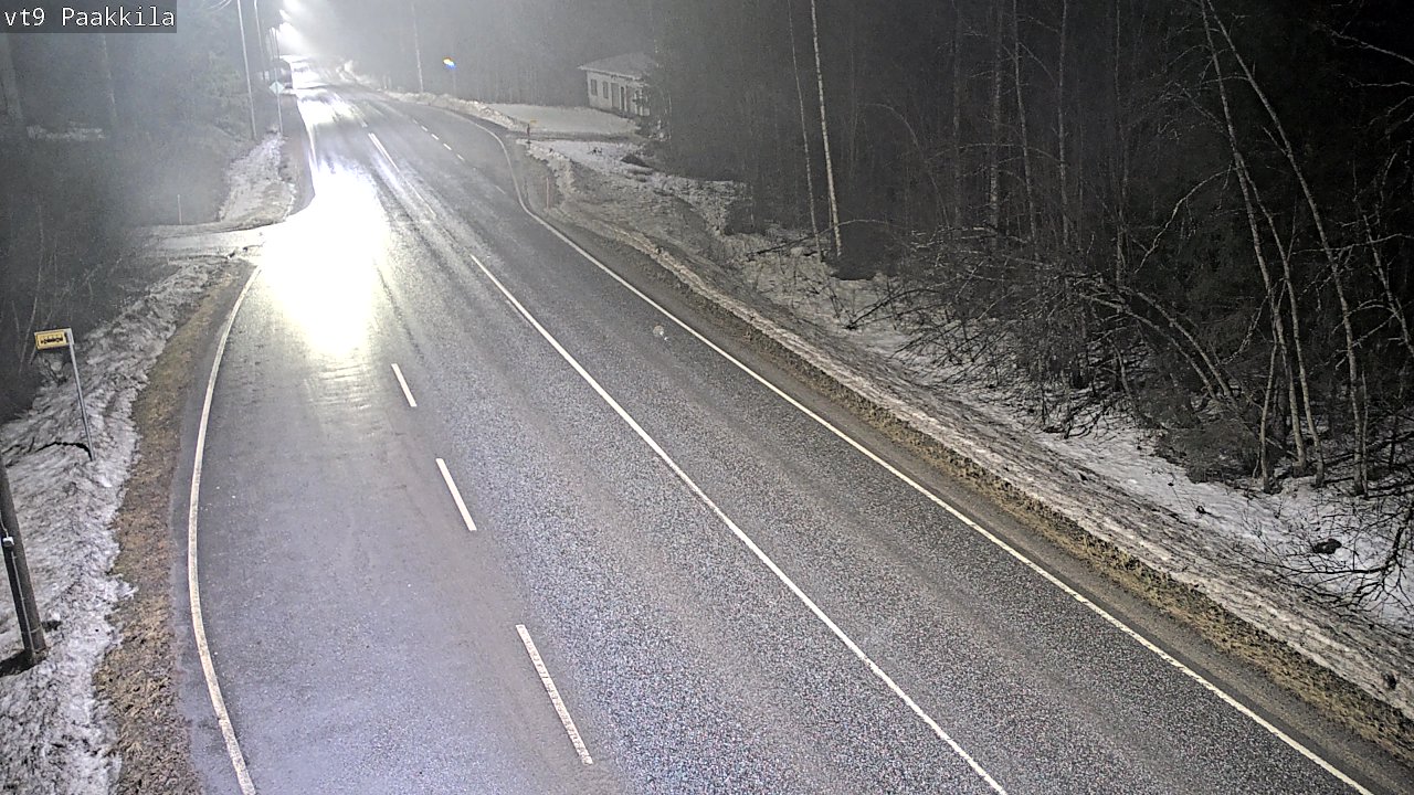 Weather Camera Image Väg 9 Tuusniemi, Paakkila, Tuusniemi, Pohjois-Savo