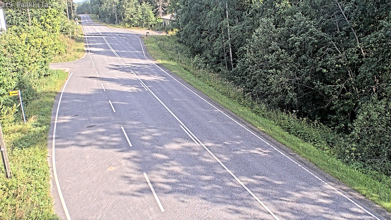 Weather Camera Image Väg 9 Tuusniemi, Paakkila, Tuusniemi, Pohjois-Savo