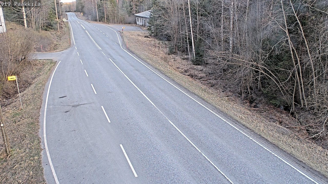 Weather Camera Image Väg 9 Tuusniemi, Paakkila, Tuusniemi, Pohjois-Savo