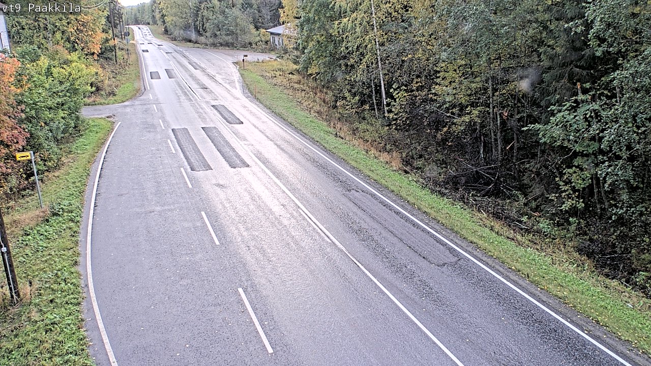 Weather Camera Image Väg 9 Tuusniemi, Paakkila, Tuusniemi, Pohjois-Savo