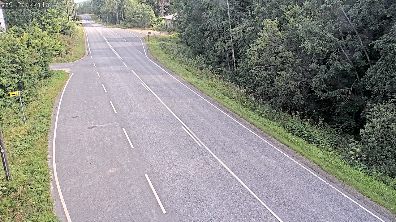 Weather Camera Image Väg 9 Tuusniemi, Paakkila, Tuusniemi, Pohjois-Savo