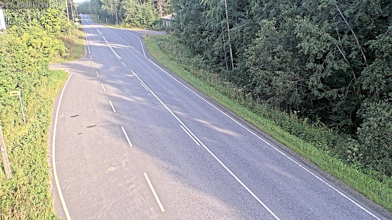 Weather Camera Image Väg 9 Tuusniemi, Paakkila, Tuusniemi, Pohjois-Savo