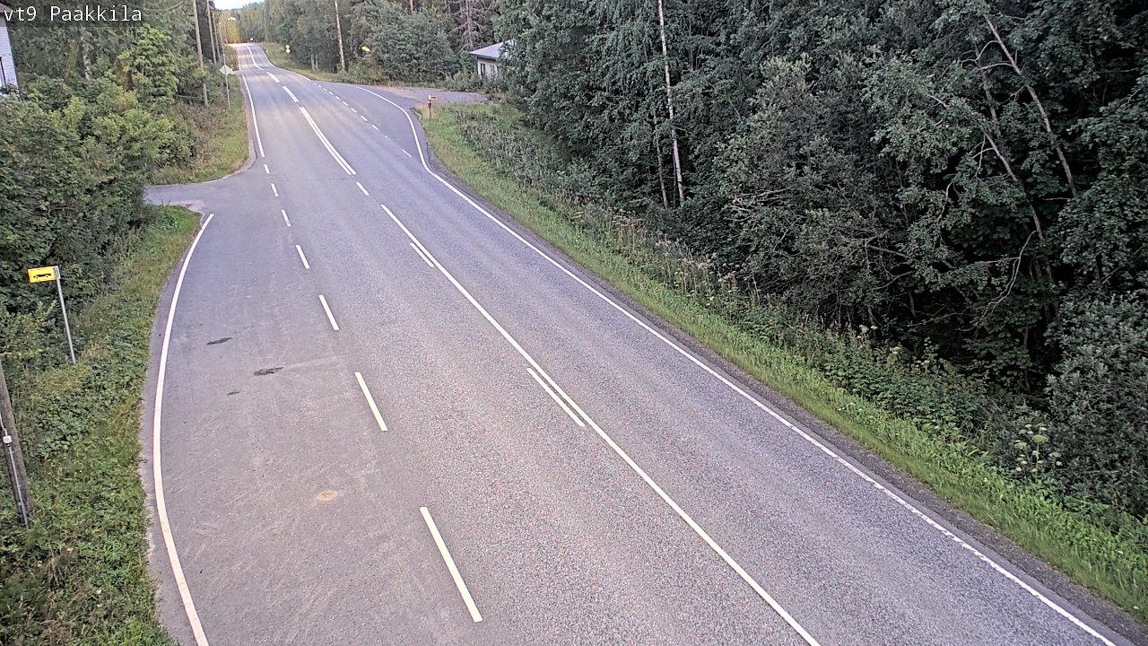 Weather Camera Image Väg 9 Tuusniemi, Paakkila, Tuusniemi, Pohjois-Savo