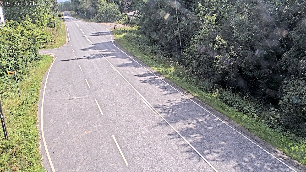 Weather Camera Image Väg 9 Tuusniemi, Paakkila, Tuusniemi, Pohjois-Savo