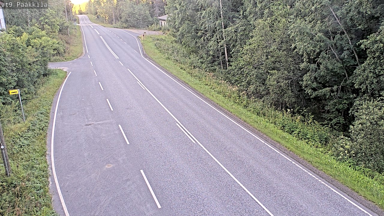 Weather Camera Image Väg 9 Tuusniemi, Paakkila, Tuusniemi, Pohjois-Savo