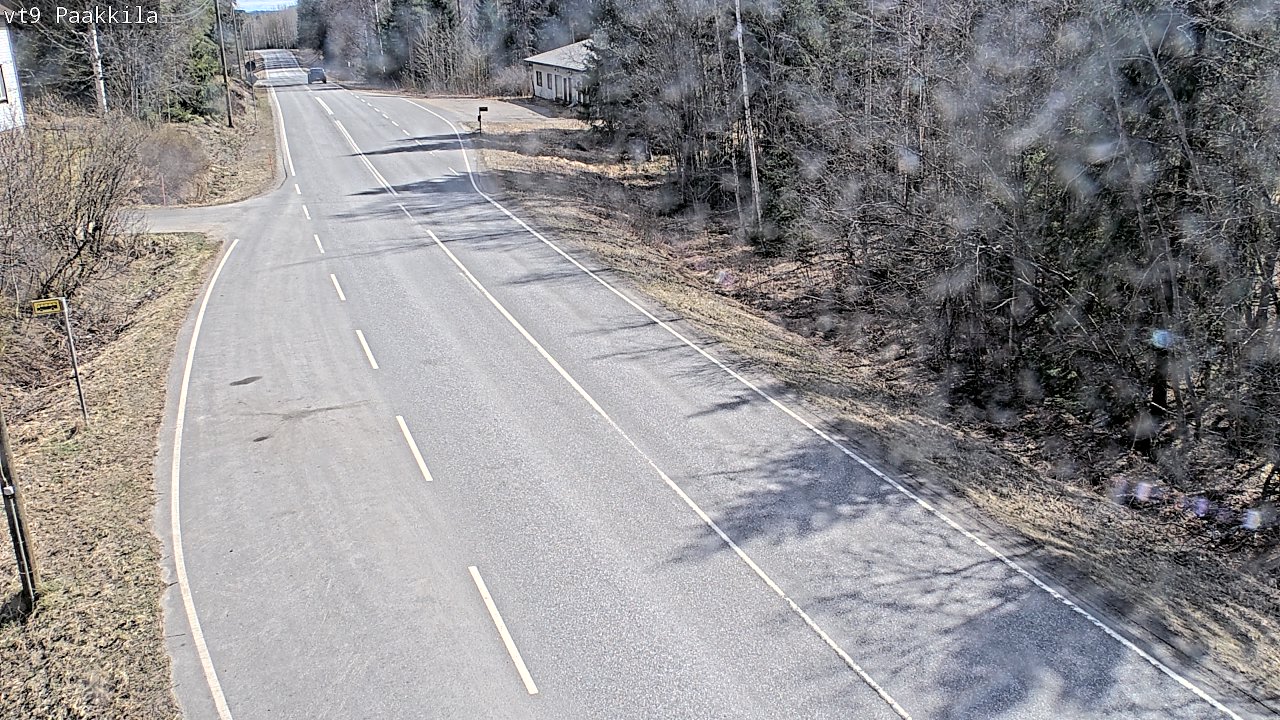 Weather Camera Image Väg 9 Tuusniemi, Paakkila, Tuusniemi, Pohjois-Savo
