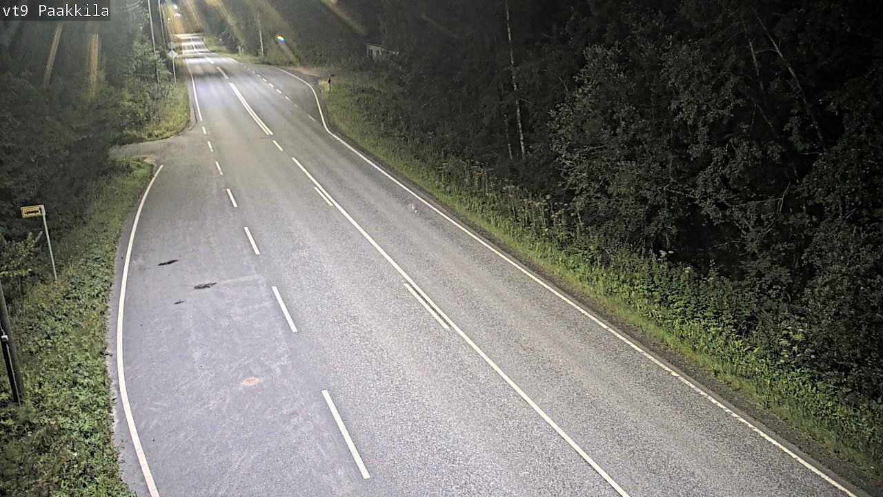 Weather Camera Image Väg 9 Tuusniemi, Paakkila, Tuusniemi, Pohjois-Savo