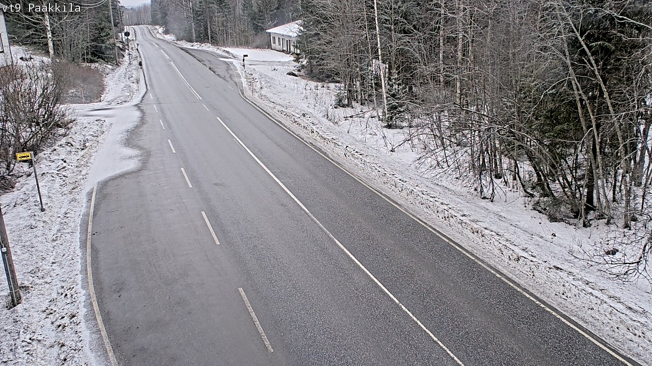 Kelikamerat Kuva Tie 9 Tuusniemi, Paakkila, Tuusniemi, Pohjois-Savo