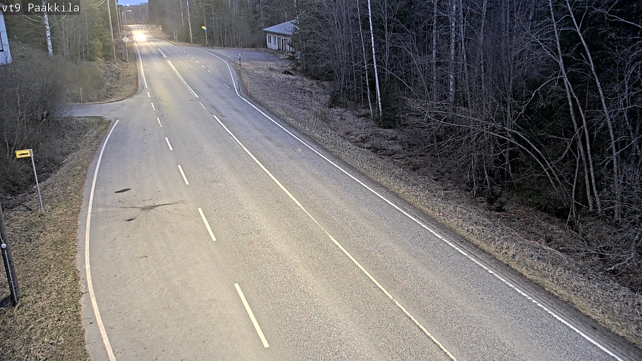 Weather Camera Image Väg 9 Tuusniemi, Paakkila, Tuusniemi, Pohjois-Savo