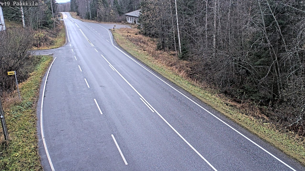 Weather Camera Image Väg 9 Tuusniemi, Paakkila, Tuusniemi, Pohjois-Savo