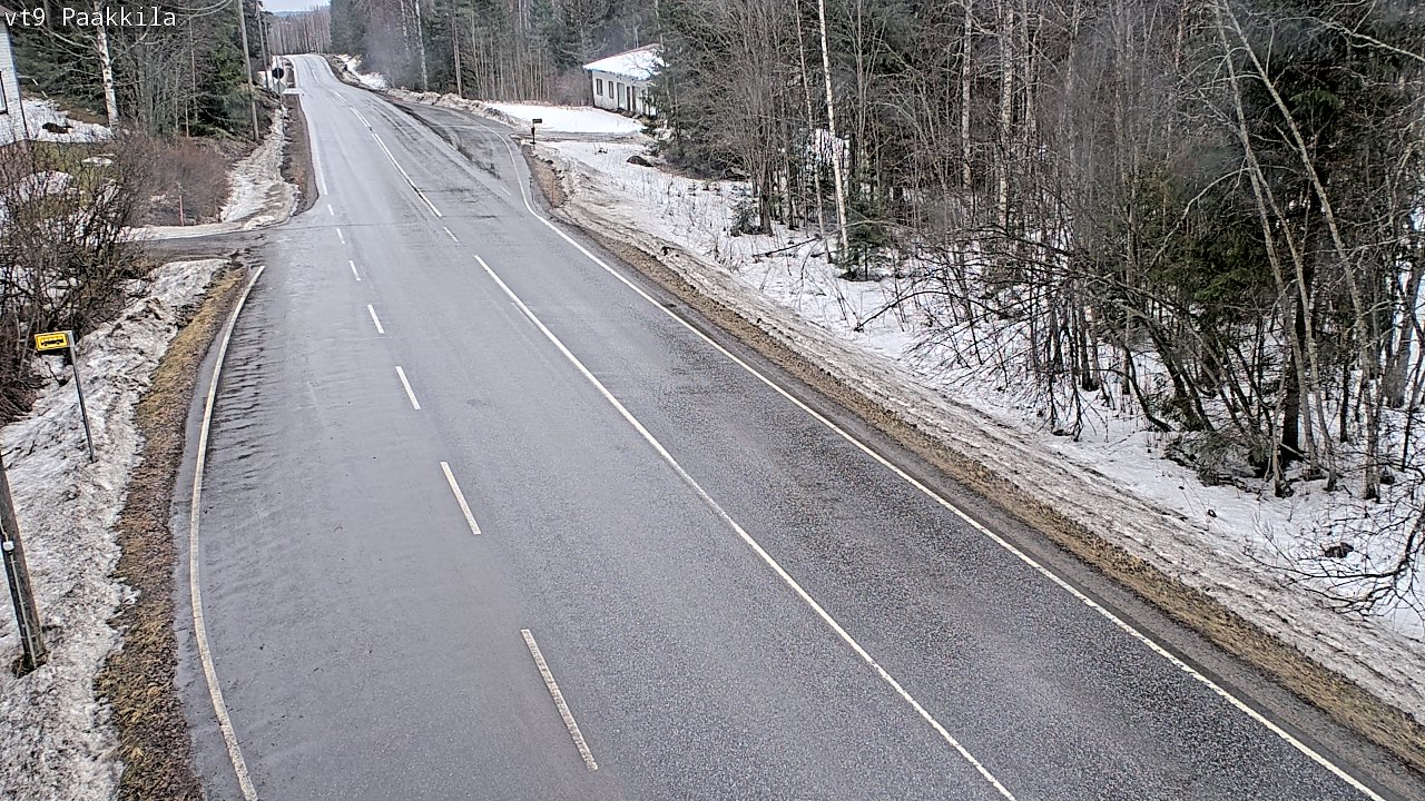 Weather Camera Image Road 9 Tuusniemi, Paakkila, Tuusniemi, Pohjois-Savo