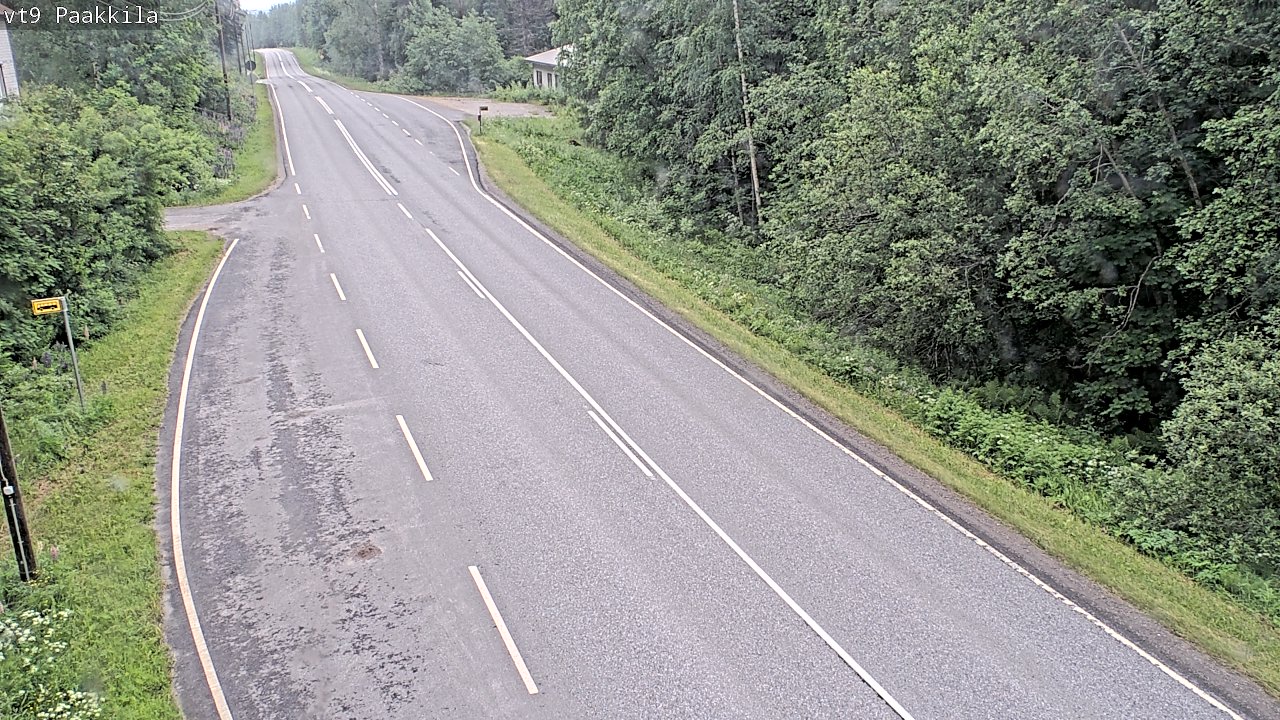 Weather Camera Image Väg 9 Tuusniemi, Paakkila, Tuusniemi, Pohjois-Savo