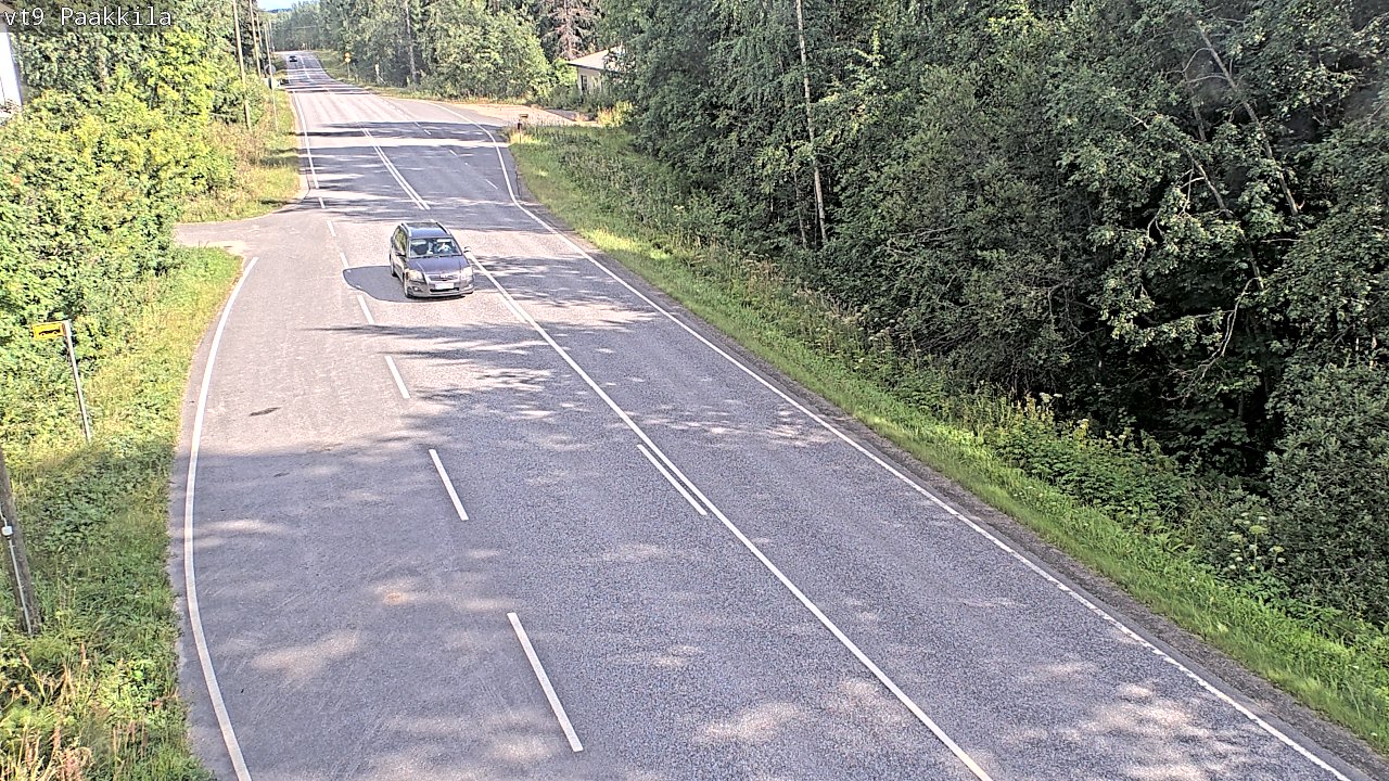 Weather Camera Image Väg 9 Tuusniemi, Paakkila, Tuusniemi, Pohjois-Savo