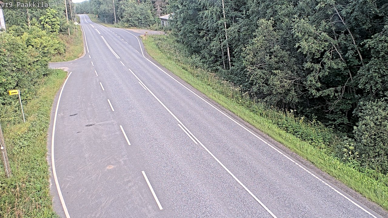 Weather Camera Image Väg 9 Tuusniemi, Paakkila, Tuusniemi, Pohjois-Savo