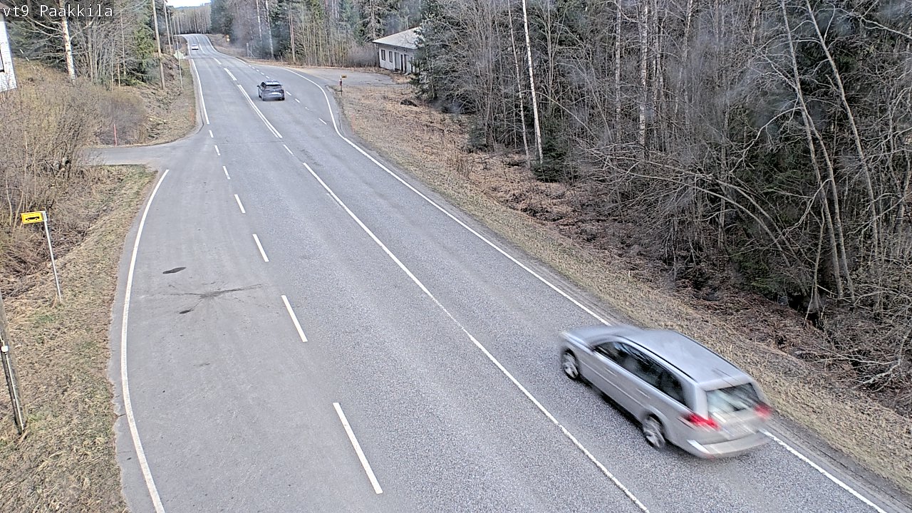 Weather Camera Image Väg 9 Tuusniemi, Paakkila, Tuusniemi, Pohjois-Savo