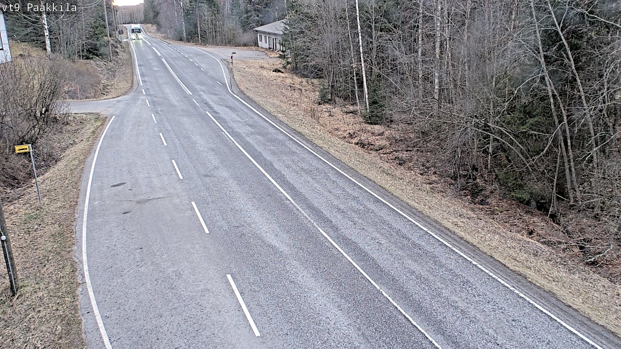 Weather Camera Image Väg 9 Tuusniemi, Paakkila, Tuusniemi, Pohjois-Savo
