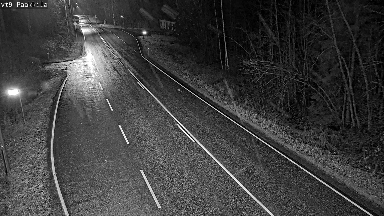 Weather Camera Image Väg 9 Tuusniemi, Paakkila, Tuusniemi, Pohjois-Savo