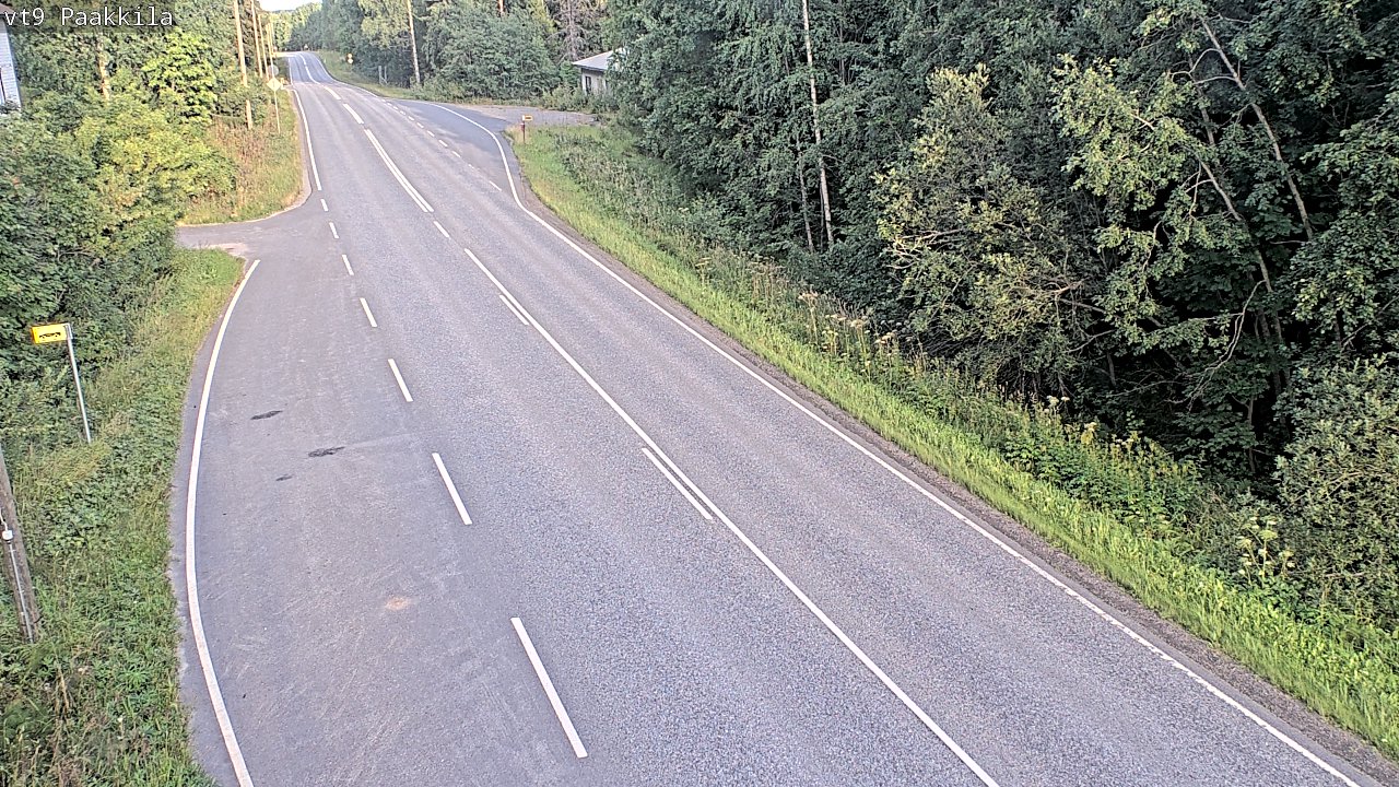 Weather Camera Image Väg 9 Tuusniemi, Paakkila, Tuusniemi, Pohjois-Savo