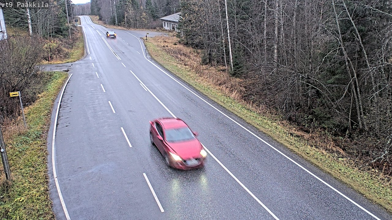 Weather Camera Image Väg 9 Tuusniemi, Paakkila, Tuusniemi, Pohjois-Savo